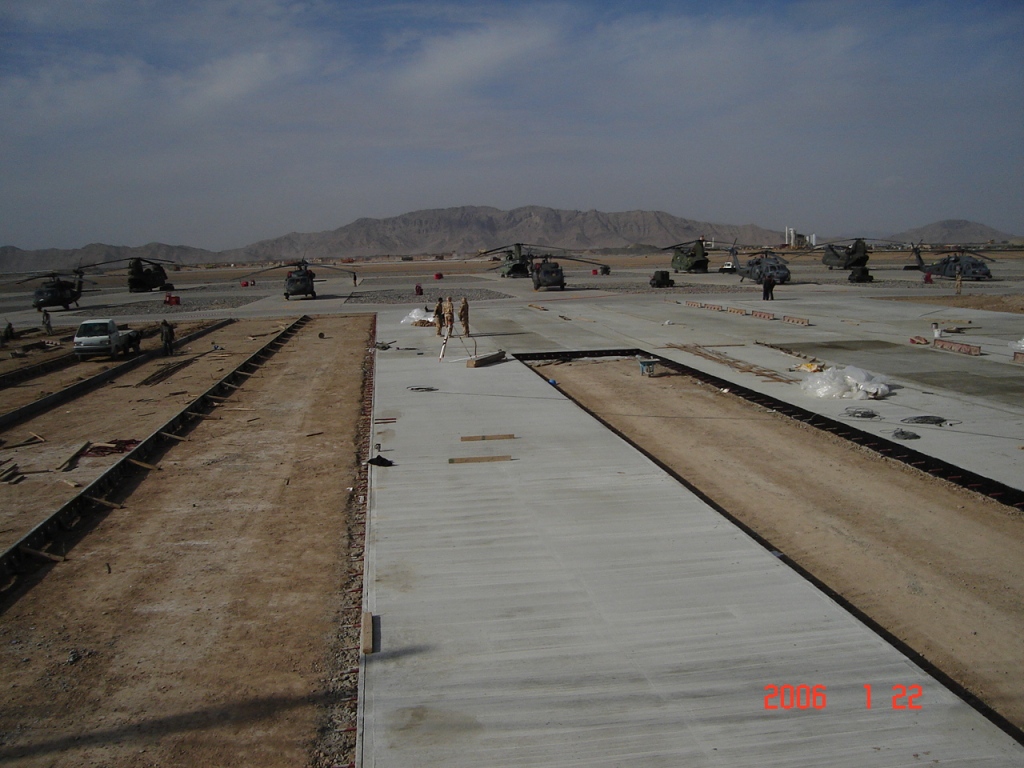 British Helicopter Parking Area